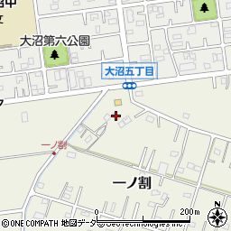 埼玉県春日部市一ノ割1361周辺の地図