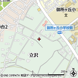 茨城県守谷市立沢1164-2周辺の地図