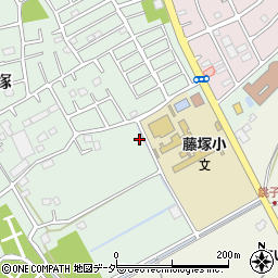 埼玉県春日部市藤塚116周辺の地図