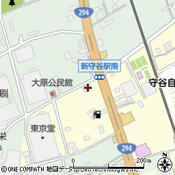 ファミリーマート新守谷駅南店周辺の地図