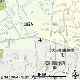 埼玉県坂戸市北峰123周辺の地図