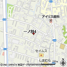 埼玉県春日部市一ノ割4丁目4周辺の地図