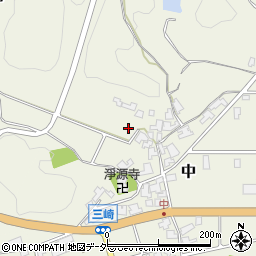 福井県丹生郡越前町中周辺の地図