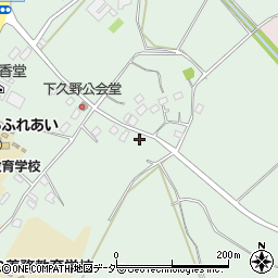 茨城県牛久市久野町636周辺の地図