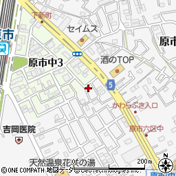 埼玉県上尾市原市652周辺の地図
