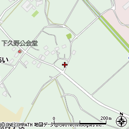 茨城県牛久市久野町609周辺の地図