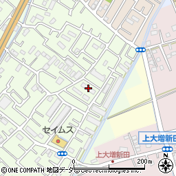 埼玉県春日部市増富444周辺の地図