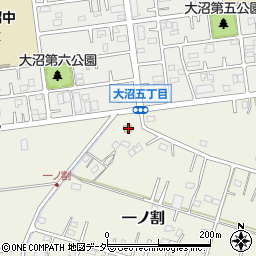 埼玉県春日部市一ノ割1362周辺の地図