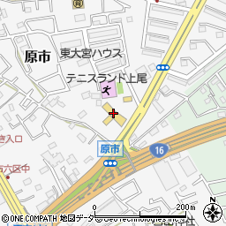 埼玉県上尾市原市3912周辺の地図