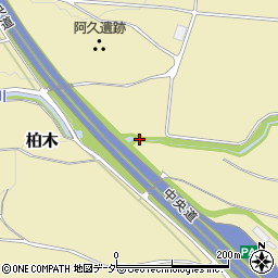 中央自動車道周辺の地図