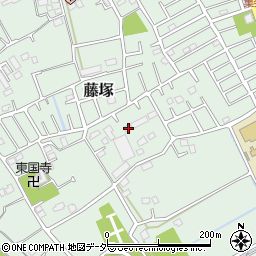埼玉県春日部市藤塚201周辺の地図