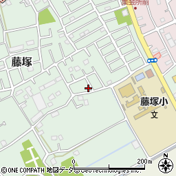 埼玉県春日部市藤塚217周辺の地図