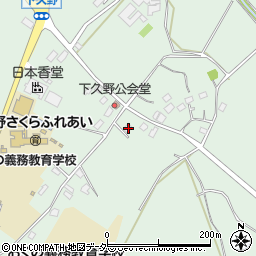 茨城県牛久市久野町648周辺の地図