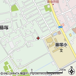 埼玉県春日部市藤塚219周辺の地図
