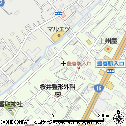 埼玉県春日部市増富30-3周辺の地図