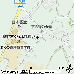 茨城県牛久市久野町740周辺の地図