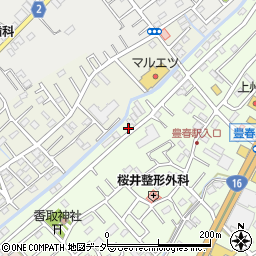 埼玉県春日部市増富11-2周辺の地図
