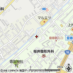 埼玉県春日部市増富11-2周辺の地図