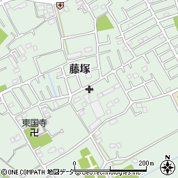 埼玉県春日部市藤塚195周辺の地図