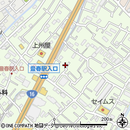 埼玉県春日部市増富557周辺の地図