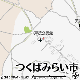 茨城県つくばみらい市戸茂324周辺の地図