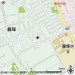 埼玉県春日部市藤塚215周辺の地図