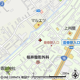 埼玉県春日部市増富30周辺の地図