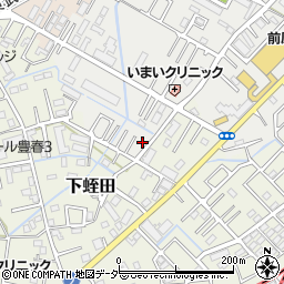 埼玉県春日部市上蛭田1周辺の地図