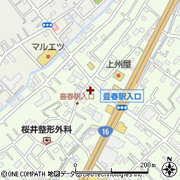 埼玉県春日部市増富761周辺の地図