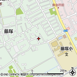 埼玉県春日部市藤塚216周辺の地図