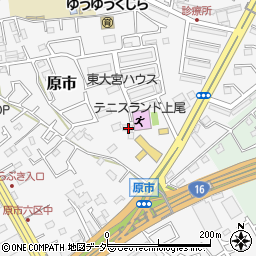 埼玉県上尾市原市3907周辺の地図