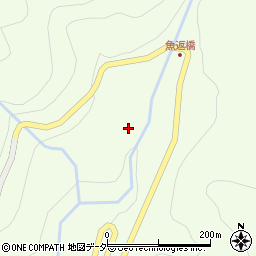 前谷川周辺の地図