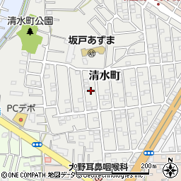 埼玉県坂戸市清水町30周辺の地図