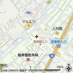 埼玉県春日部市増富20周辺の地図