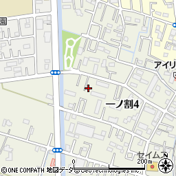 埼玉県春日部市一ノ割4丁目13-24周辺の地図