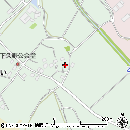 茨城県牛久市久野町627周辺の地図