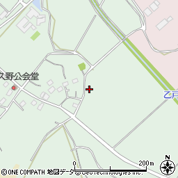 茨城県牛久市久野町612周辺の地図