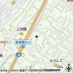 埼玉県春日部市増富554周辺の地図
