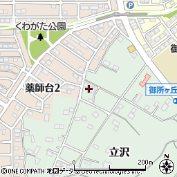 茨城県守谷市立沢1193周辺の地図