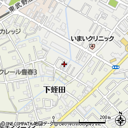 埼玉県春日部市上蛭田4周辺の地図