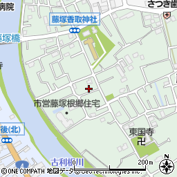 埼玉県春日部市藤塚559周辺の地図