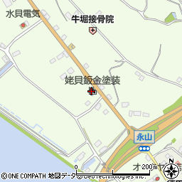 姥貝鈑金塗装工場周辺の地図