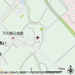 茨城県牛久市久野町626周辺の地図