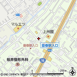 埼玉県春日部市増富763周辺の地図