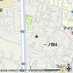 埼玉県春日部市一ノ割4丁目13-25周辺の地図