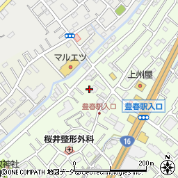 埼玉県春日部市増富19周辺の地図