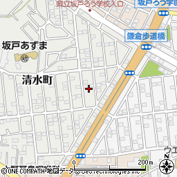 埼玉県坂戸市清水町25周辺の地図