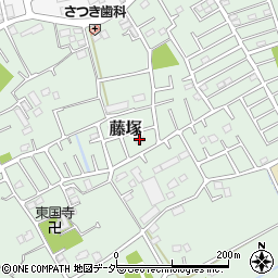 埼玉県春日部市藤塚365周辺の地図