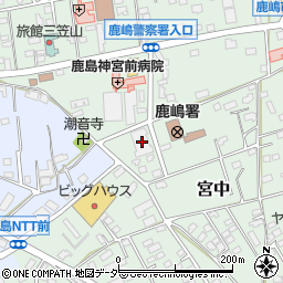 東日本電信電話茨城支店常陸鹿島営業所周辺の地図