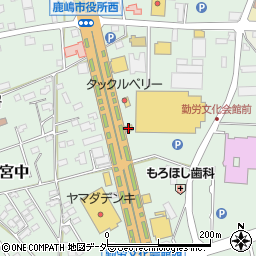 吉野家１２４号線鹿嶋店周辺の地図